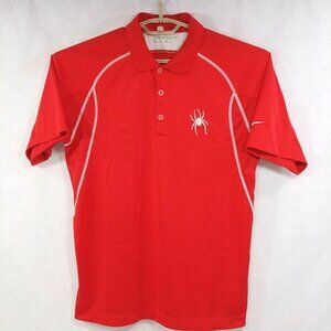 Nike Golf Dri-Fit Richmond Spiders Polo Shirt Mens S Logo Red S/S Performance